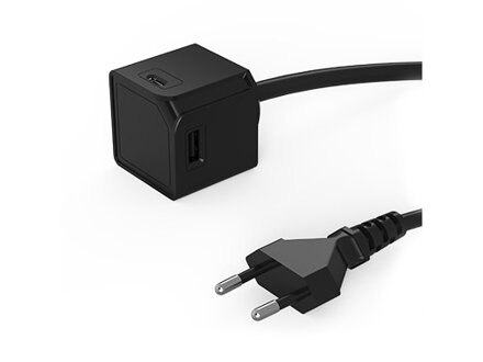 USBcube Extended A+C 3m - Černá