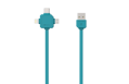 USBcable 3 v 1 - Modrá