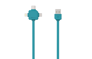 USBcable 3 v 1 - Modrá